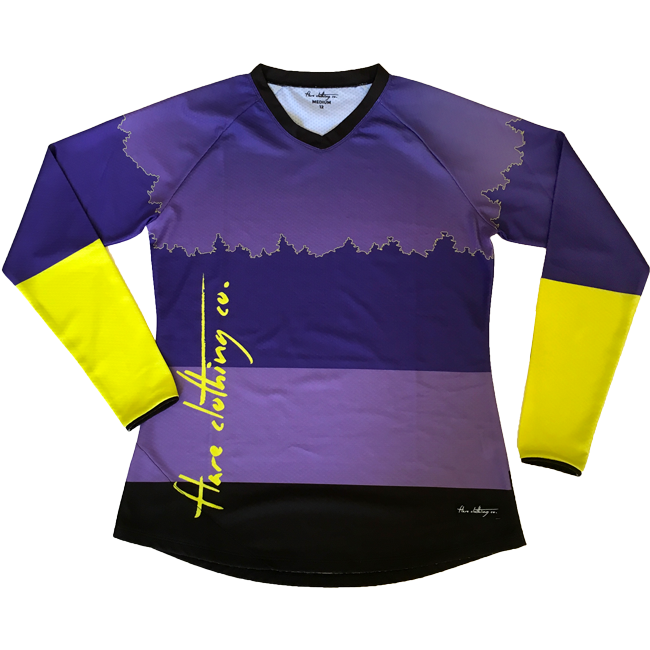 purple mtb jersey