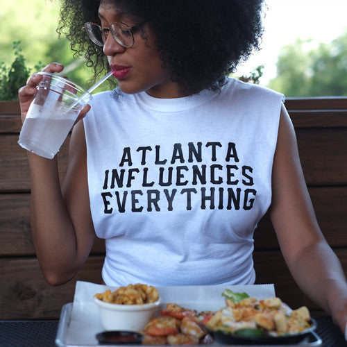 Bem Joiner says “Atlanta Influences Everything” Tee (Black/White) – Atlanta  Influences Everything