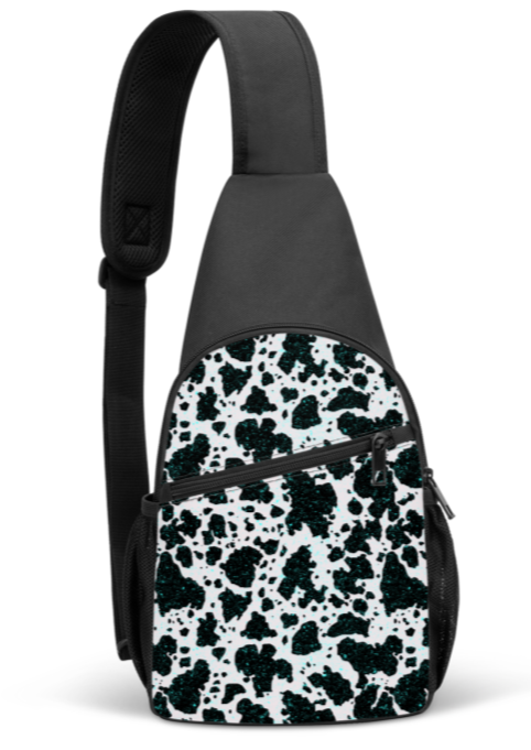 Black Cactus Sling Bag