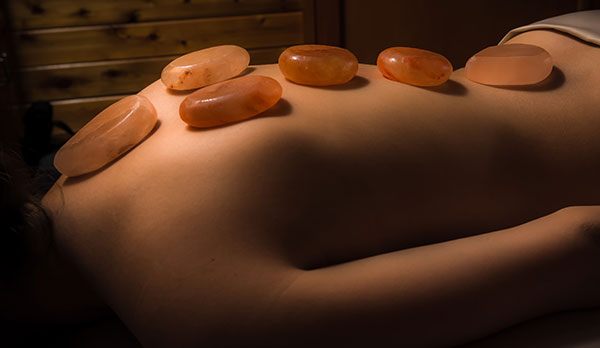 Himalayan salt stone massage