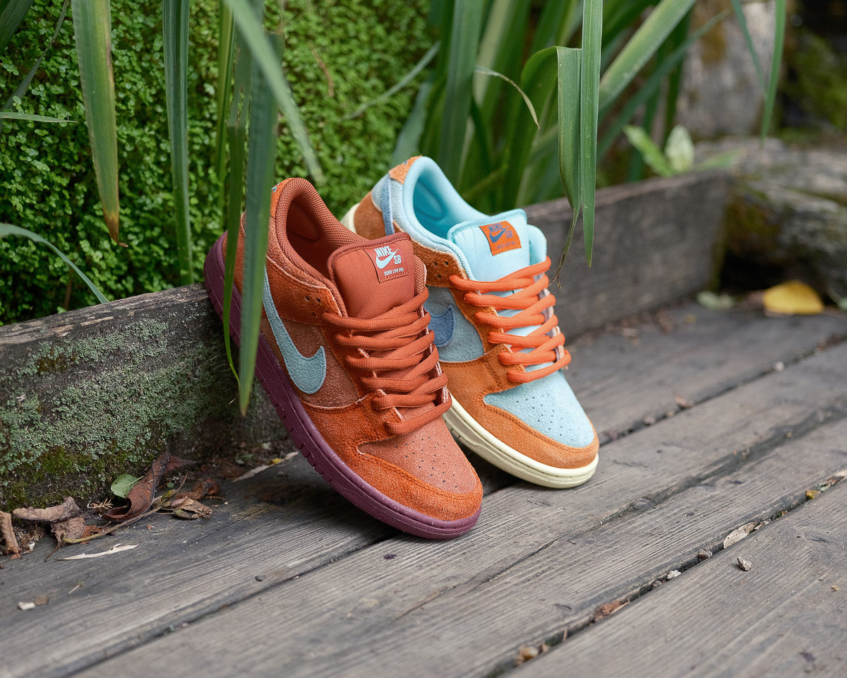 Nike SB Dunk Low Pro Premiums: Mystic Red & Orange at Flatspot.com