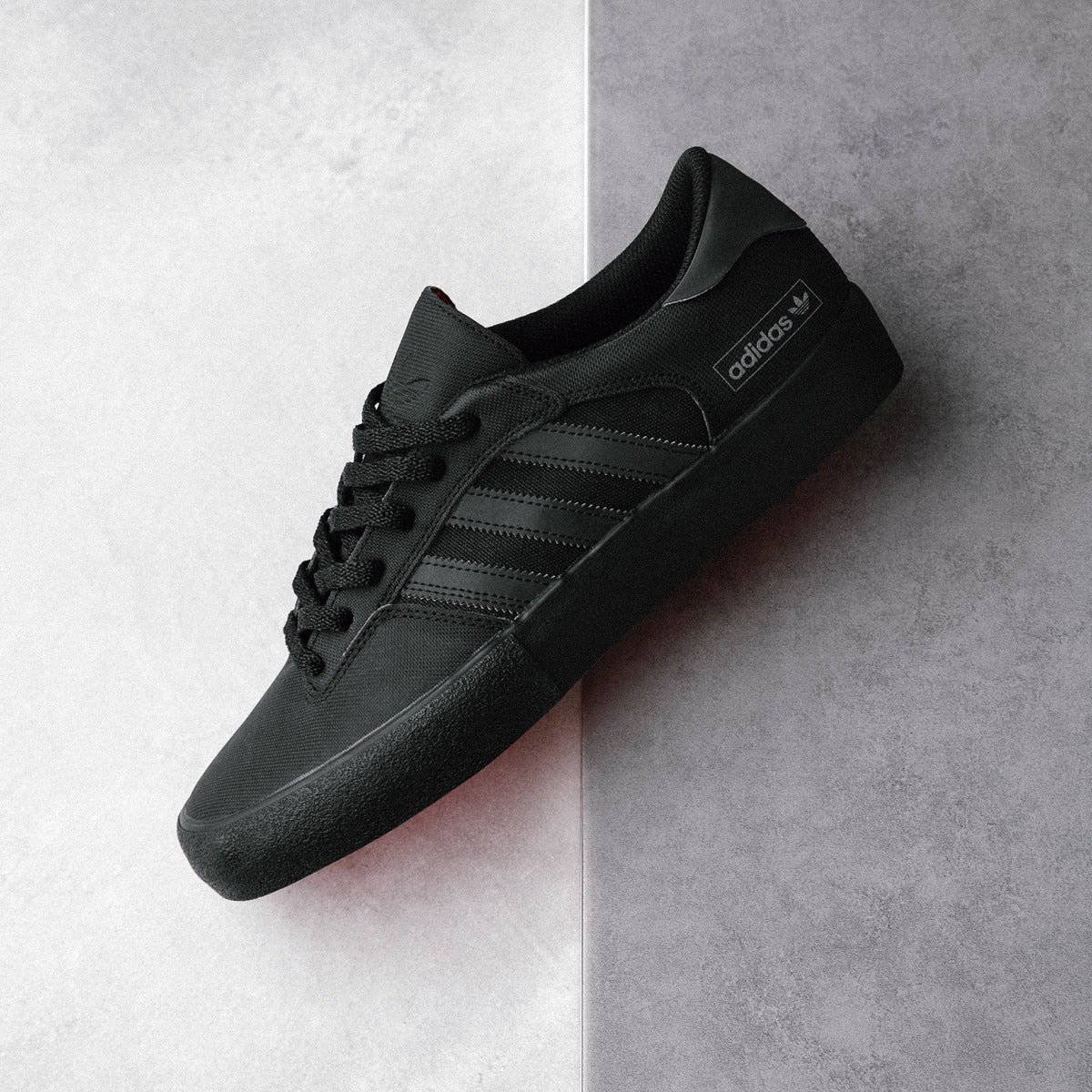 adidas all black skate shoes