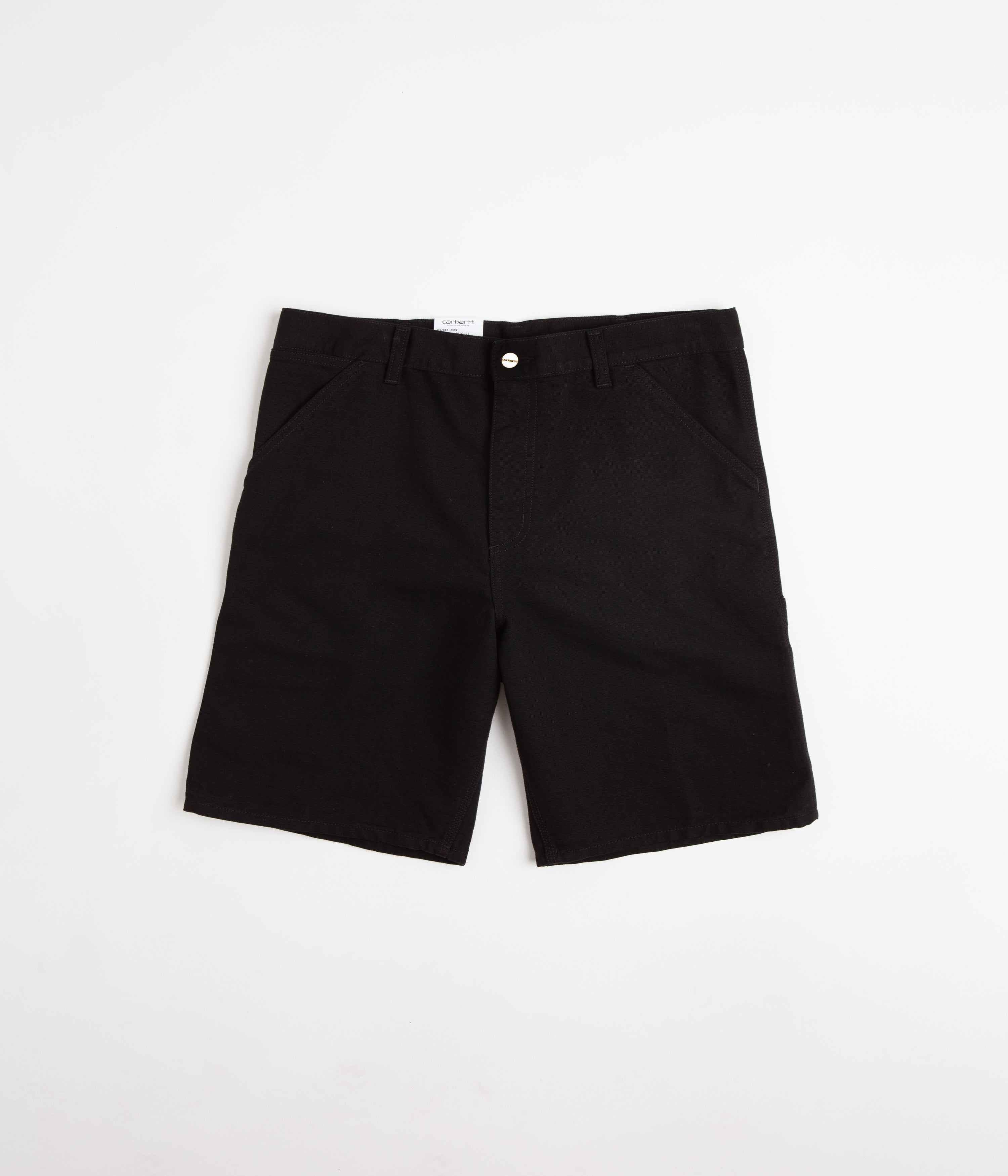 SINGLE KNEE SHORT - Black rinsed