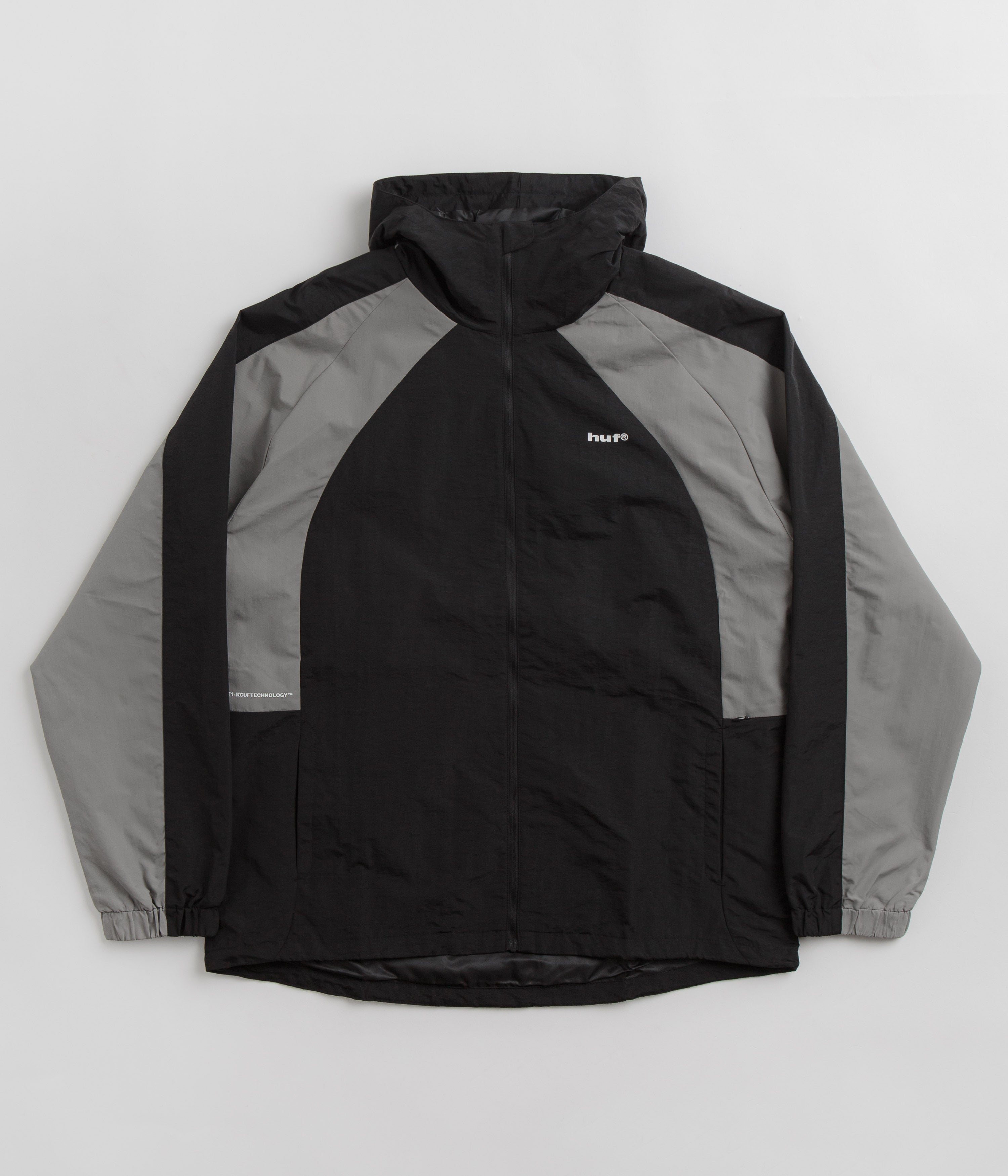 HUF Set Shell Jacket - Black | Flatspot