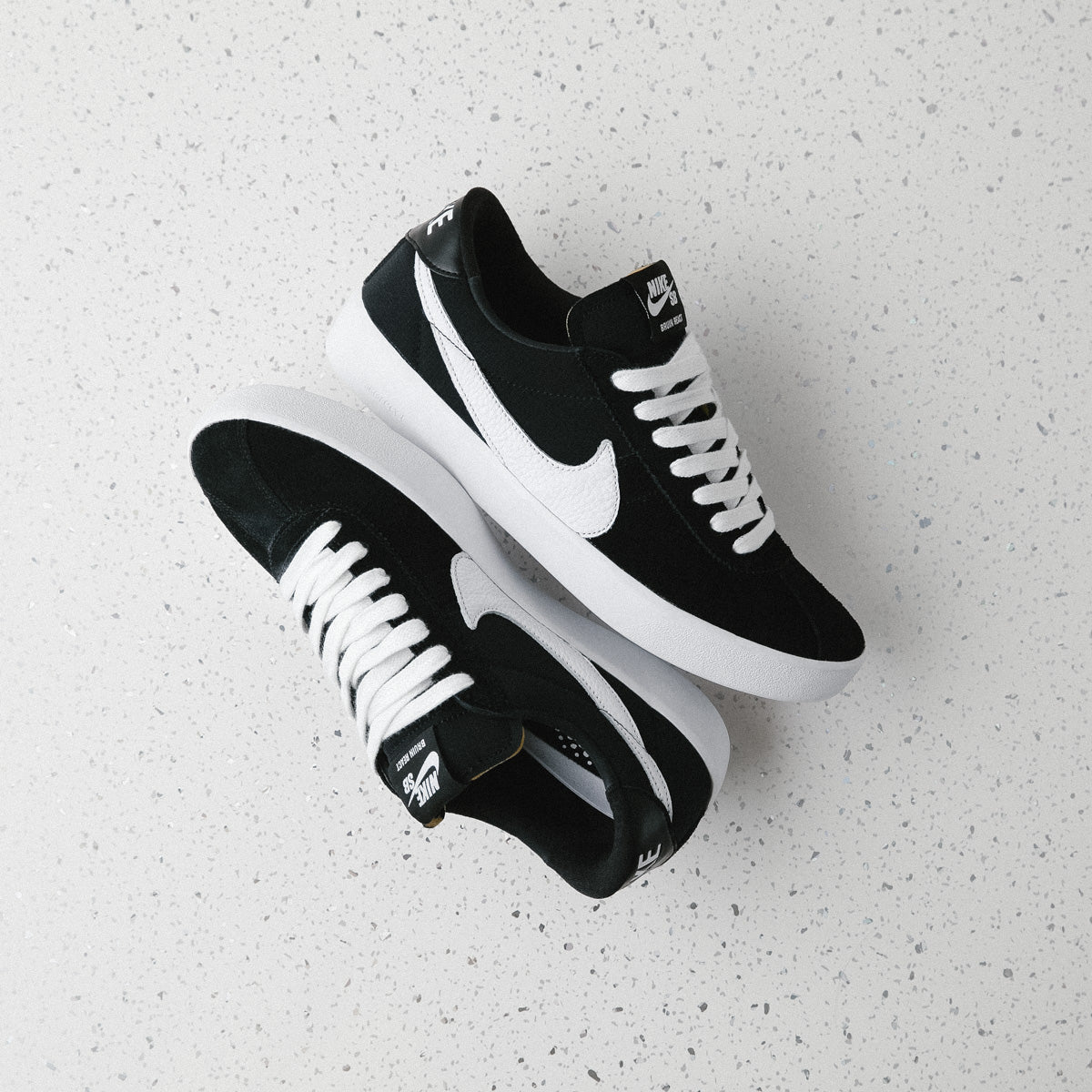 nike sb bruin black white