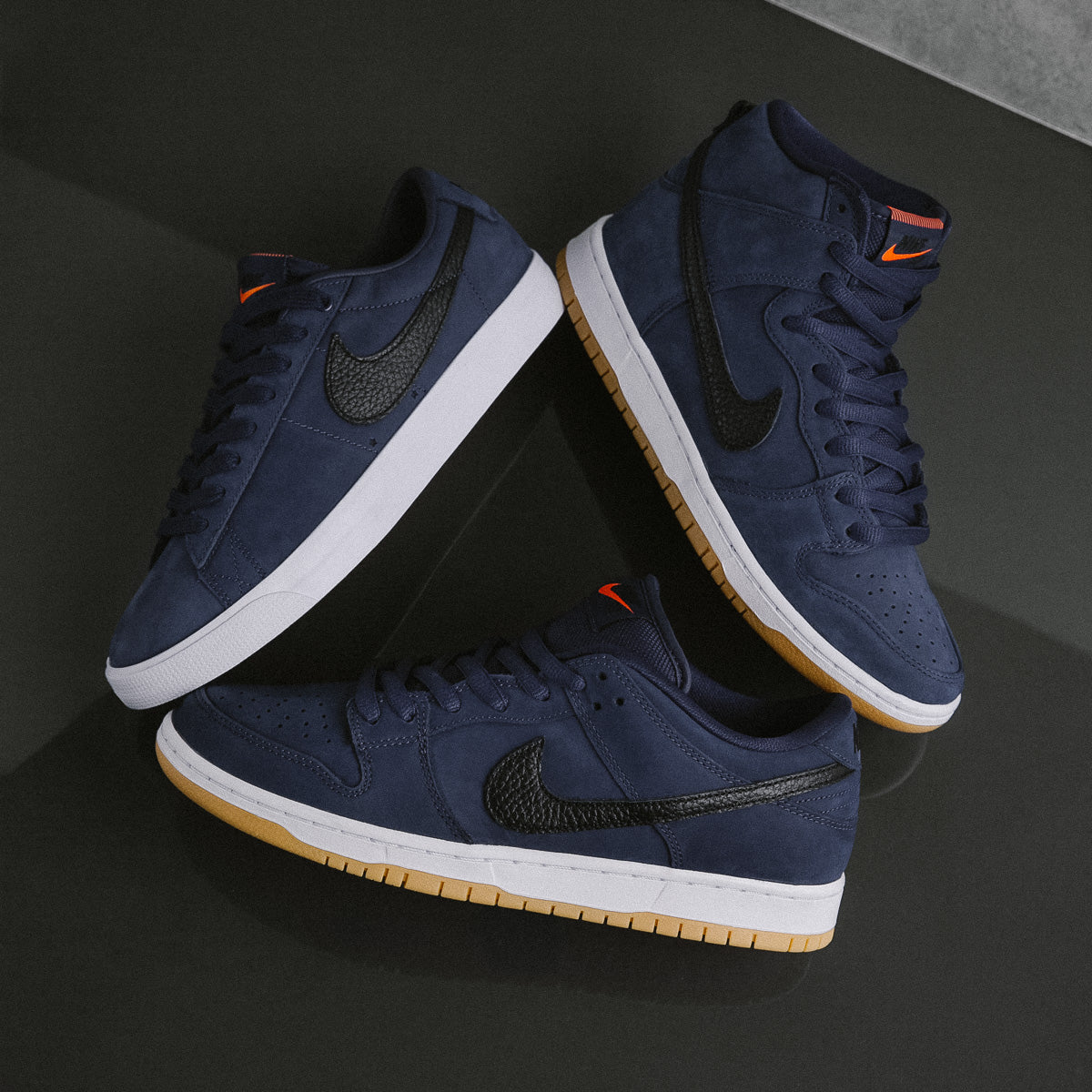 nike sb orange label dunk low pro shoes