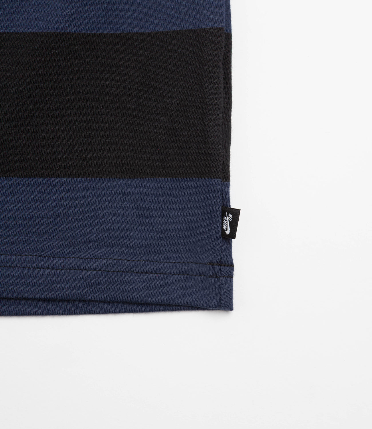 Nike SB Stripe T-Shirt - Midnight Navy / Black / White | Flatspot