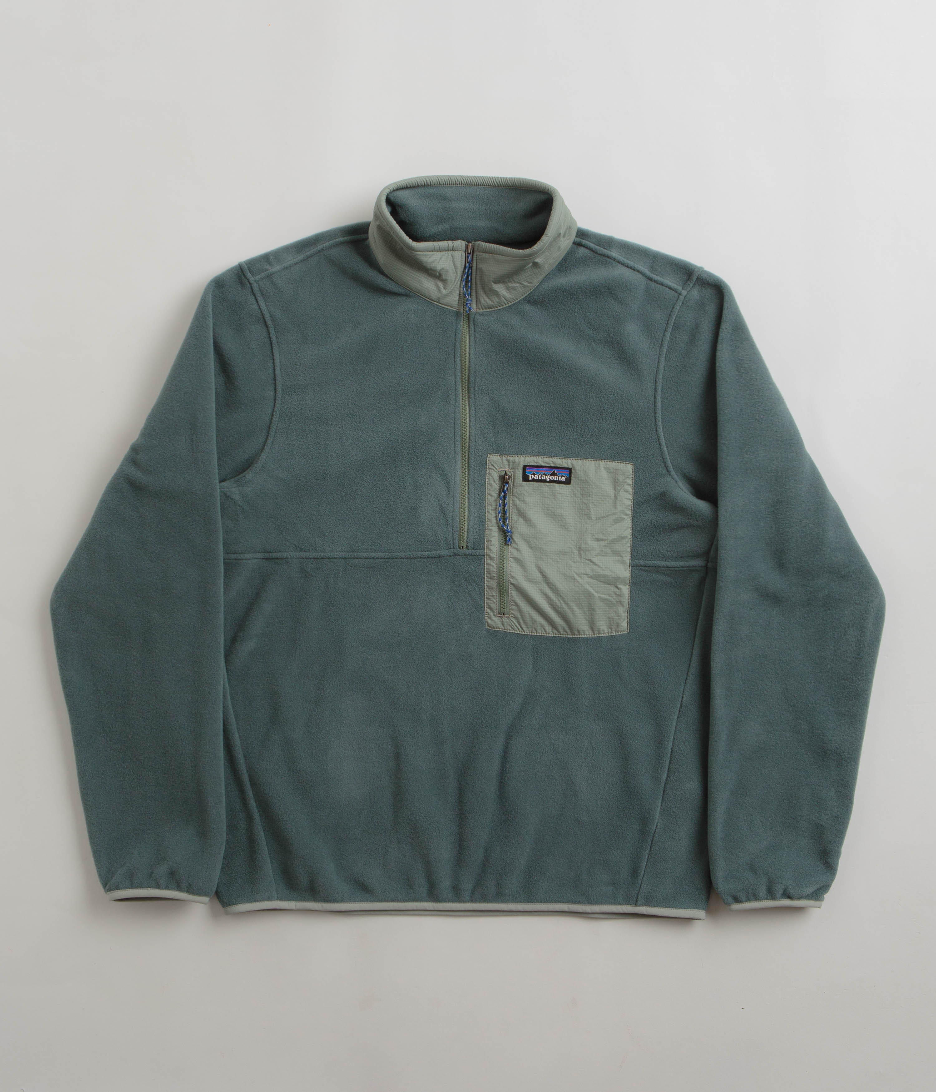 Patagonia Microdini 1/2 Zip Pullover Fleece - Nouveau Green | Flatspot