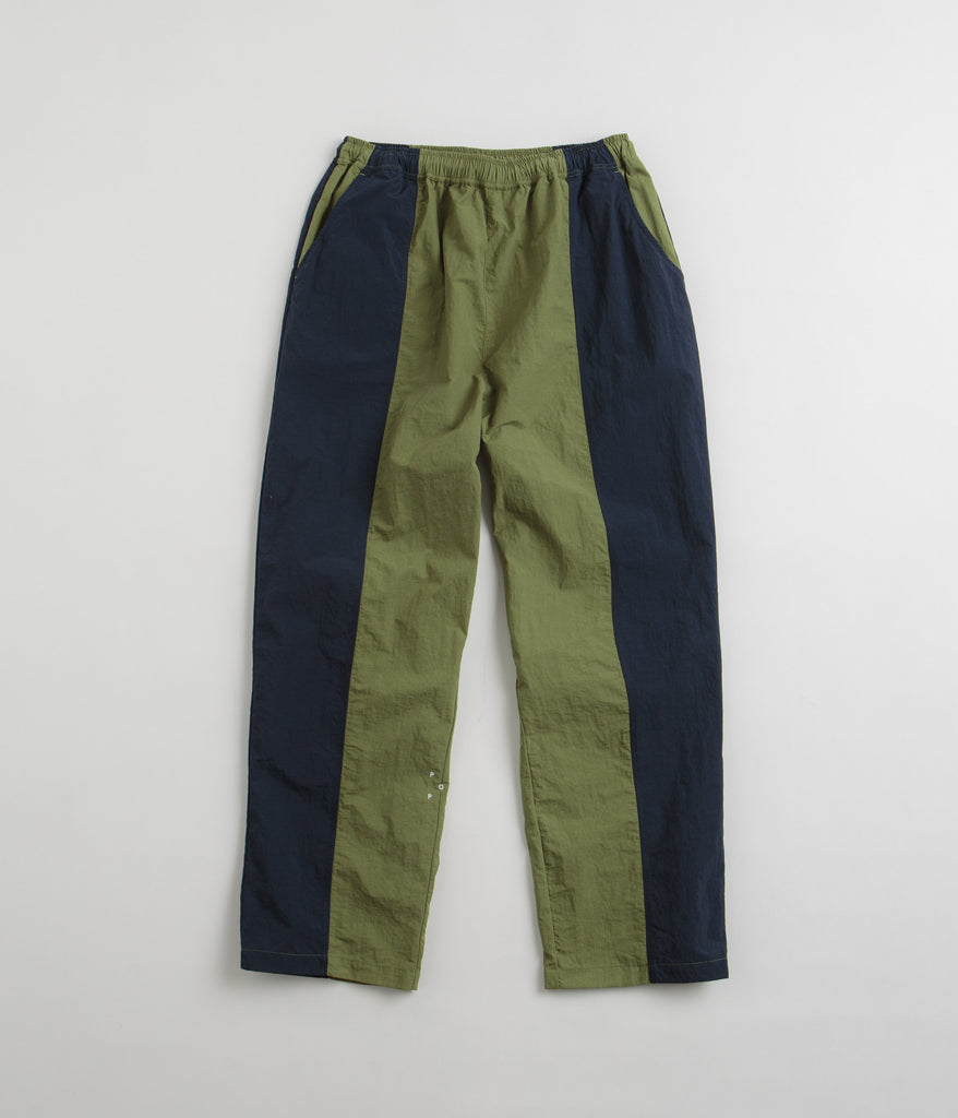 Pop Trading Company - Cotton-Corduroy Cargo Trousers - Green Pop Trading  Company