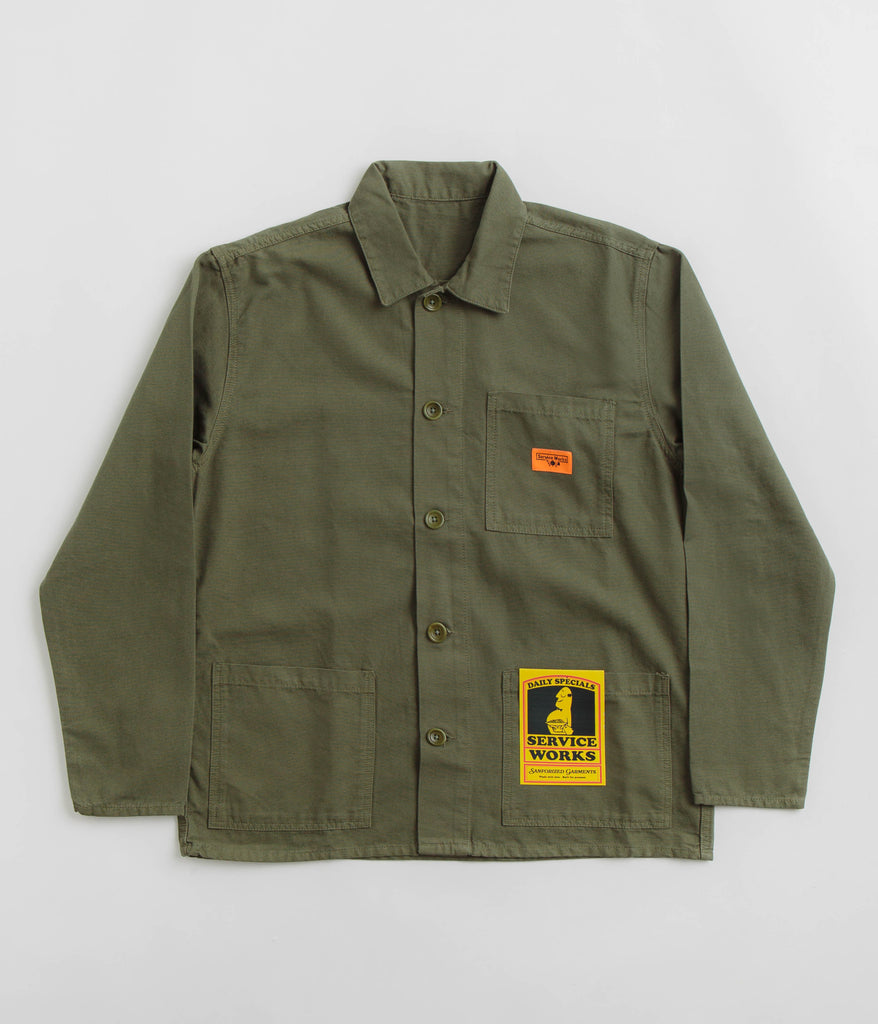 Service Works Coverall Jacket - Black | Flatspot