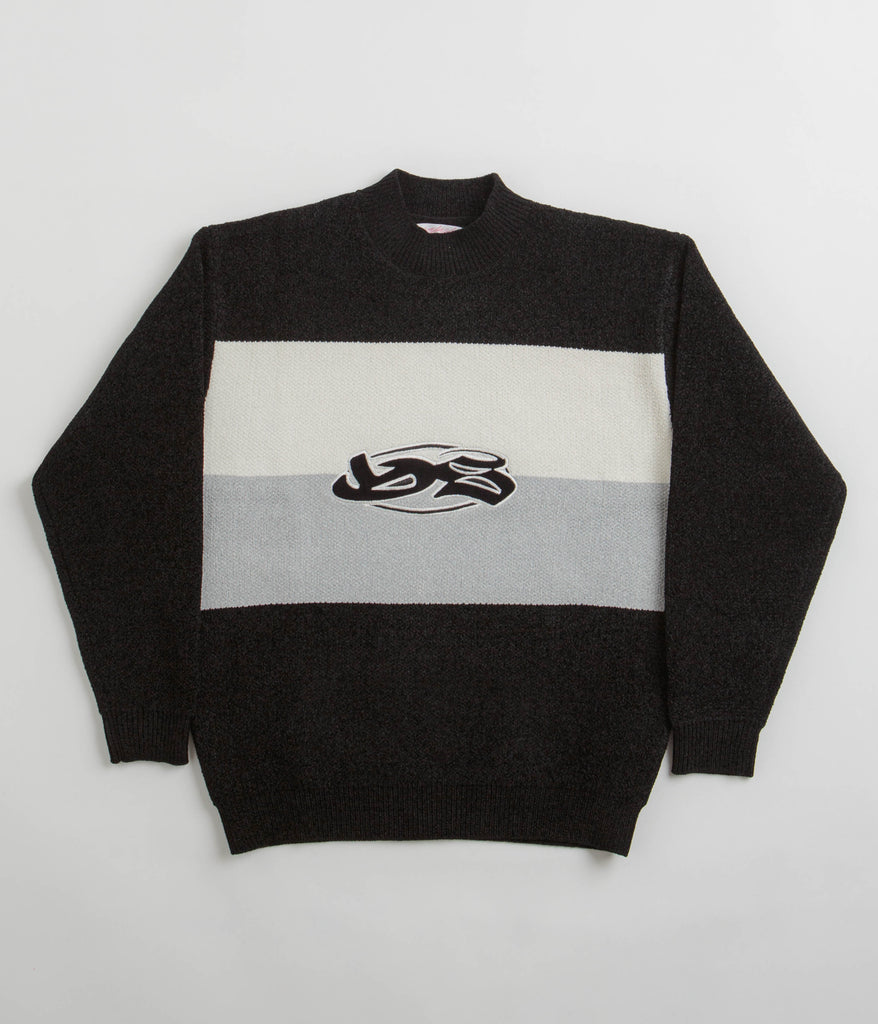 Yardsale Mirage Knit Sweatshirt - Purple / Navy | Flatspot