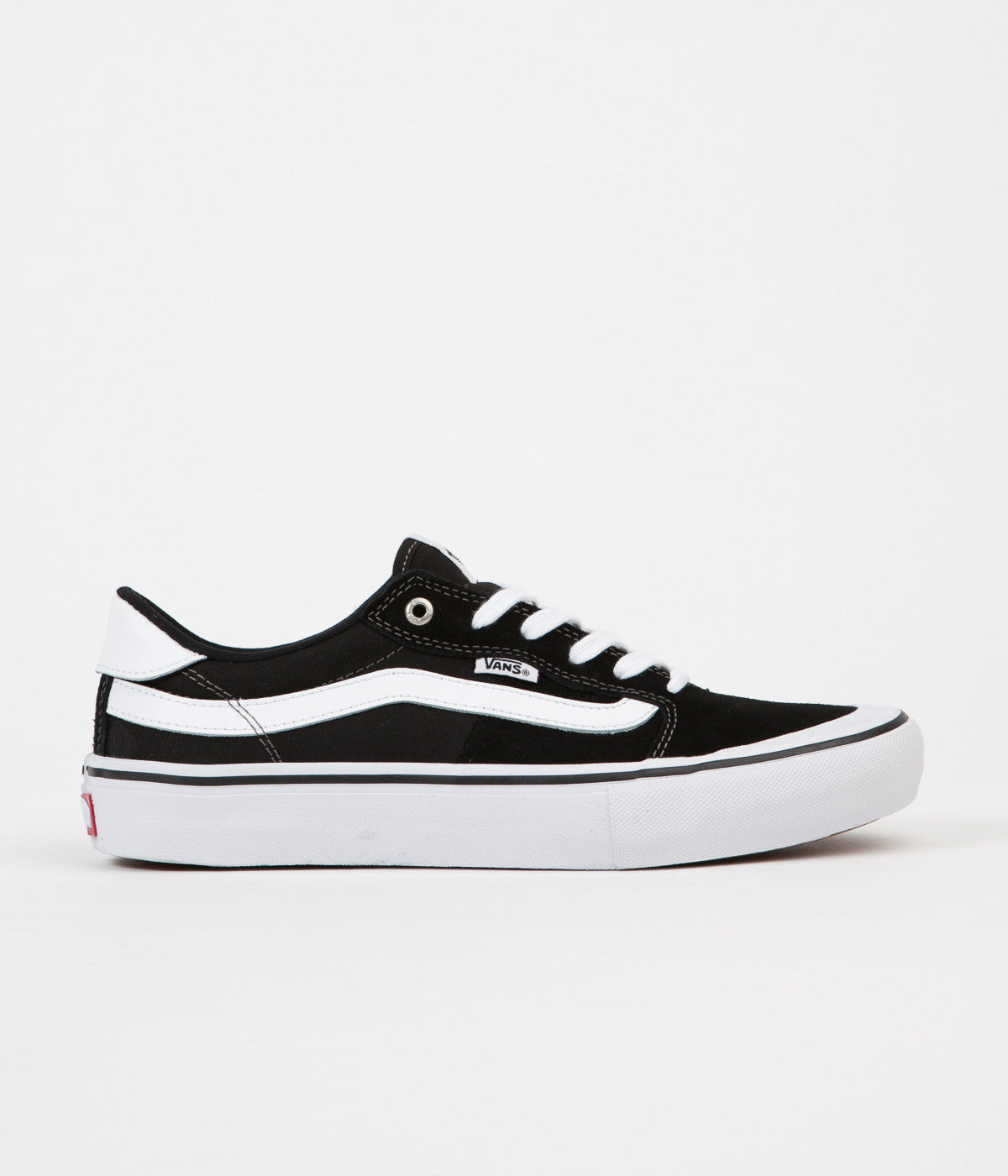 Black vans with white clearance stripes