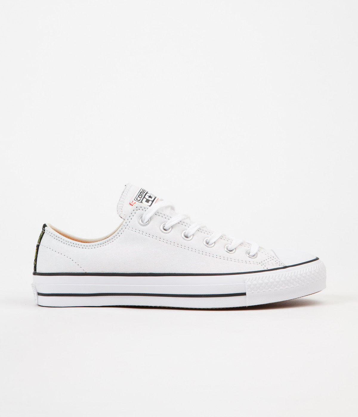 Converse CTAS Pro Ox Shoes - White / Hyper Orange / Black | Flatspot