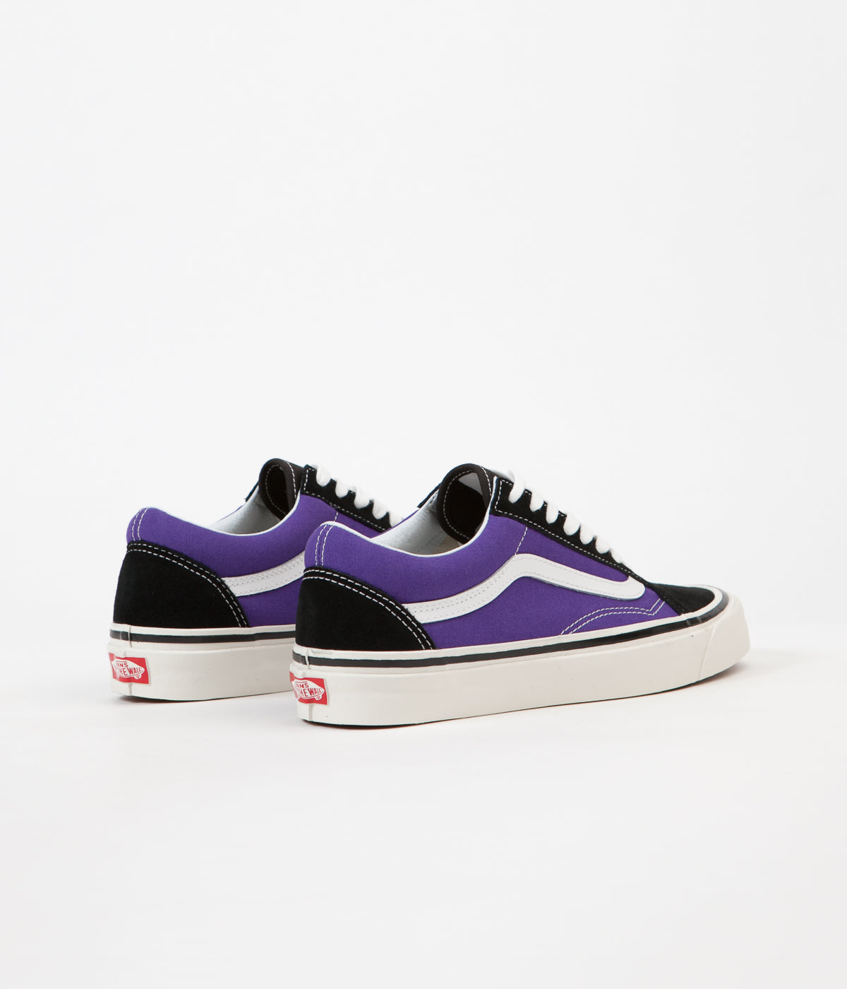 purple and black vans