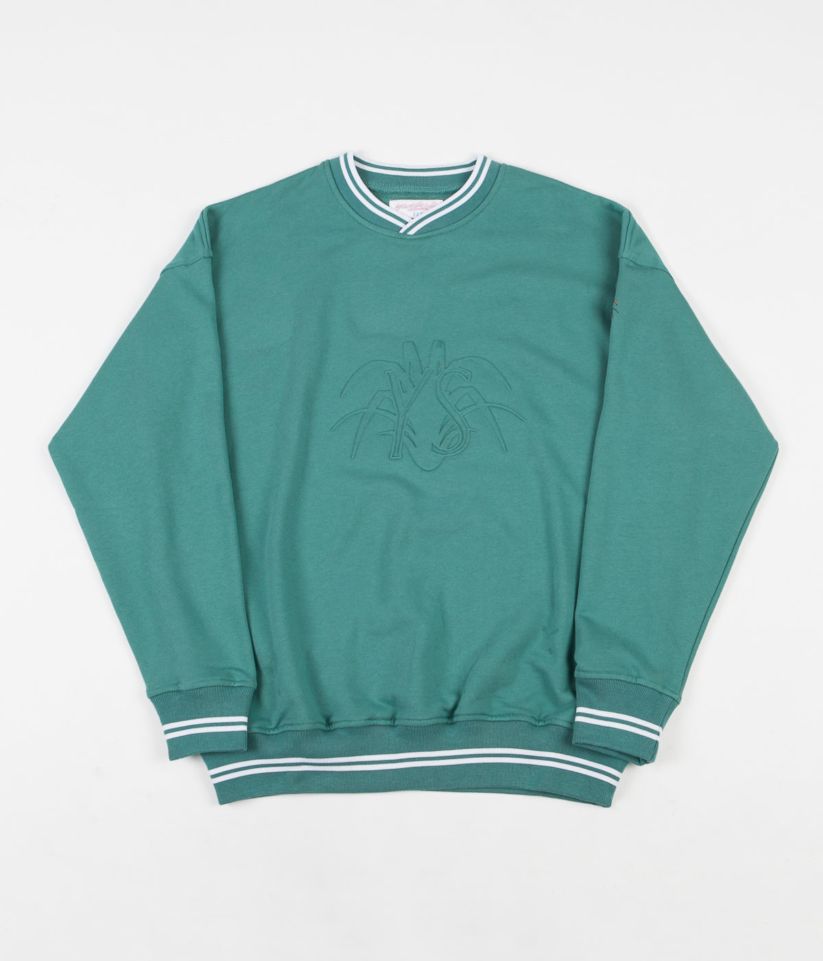 Yardsale YS Embossed Crewneck Sweatshirt - Fern Green