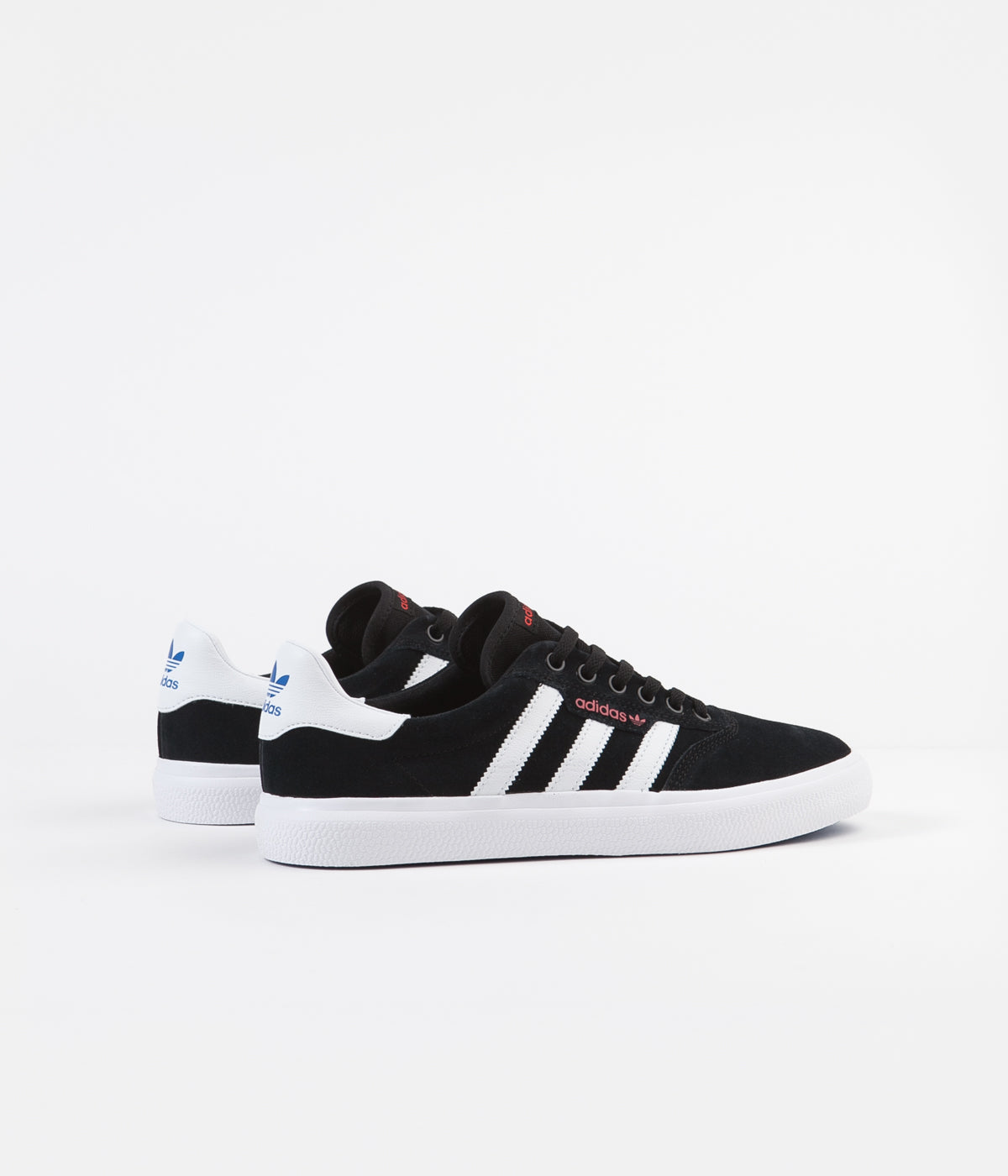 adidas black and white skate shoes