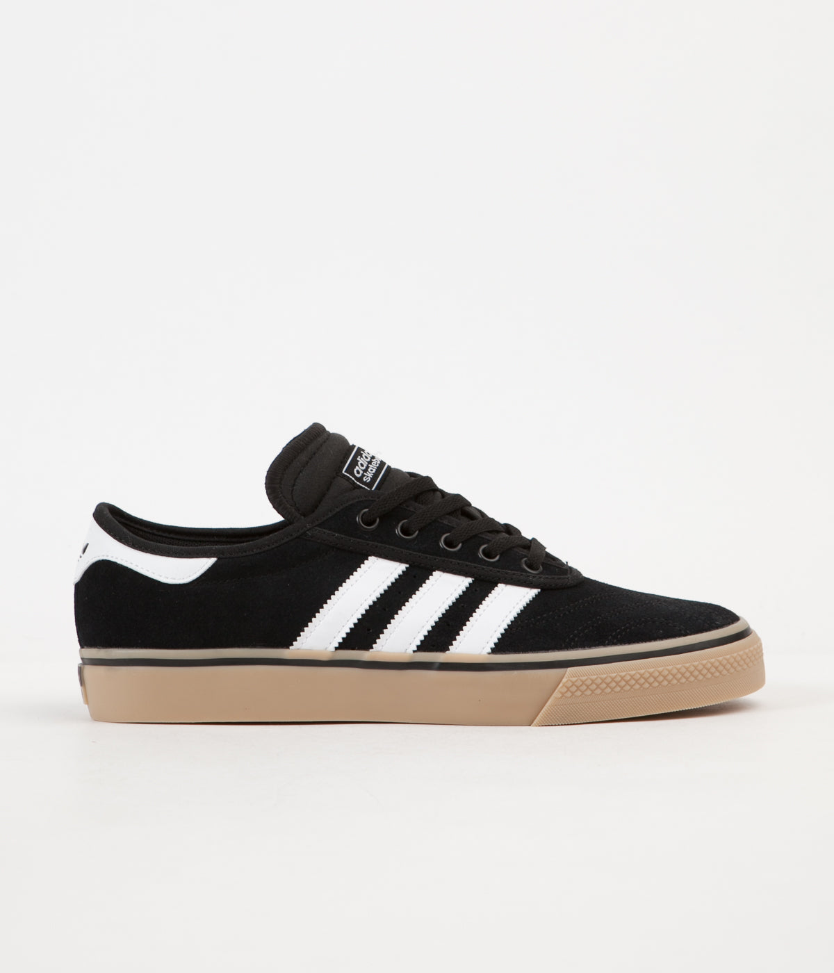 adidas black gum shoes