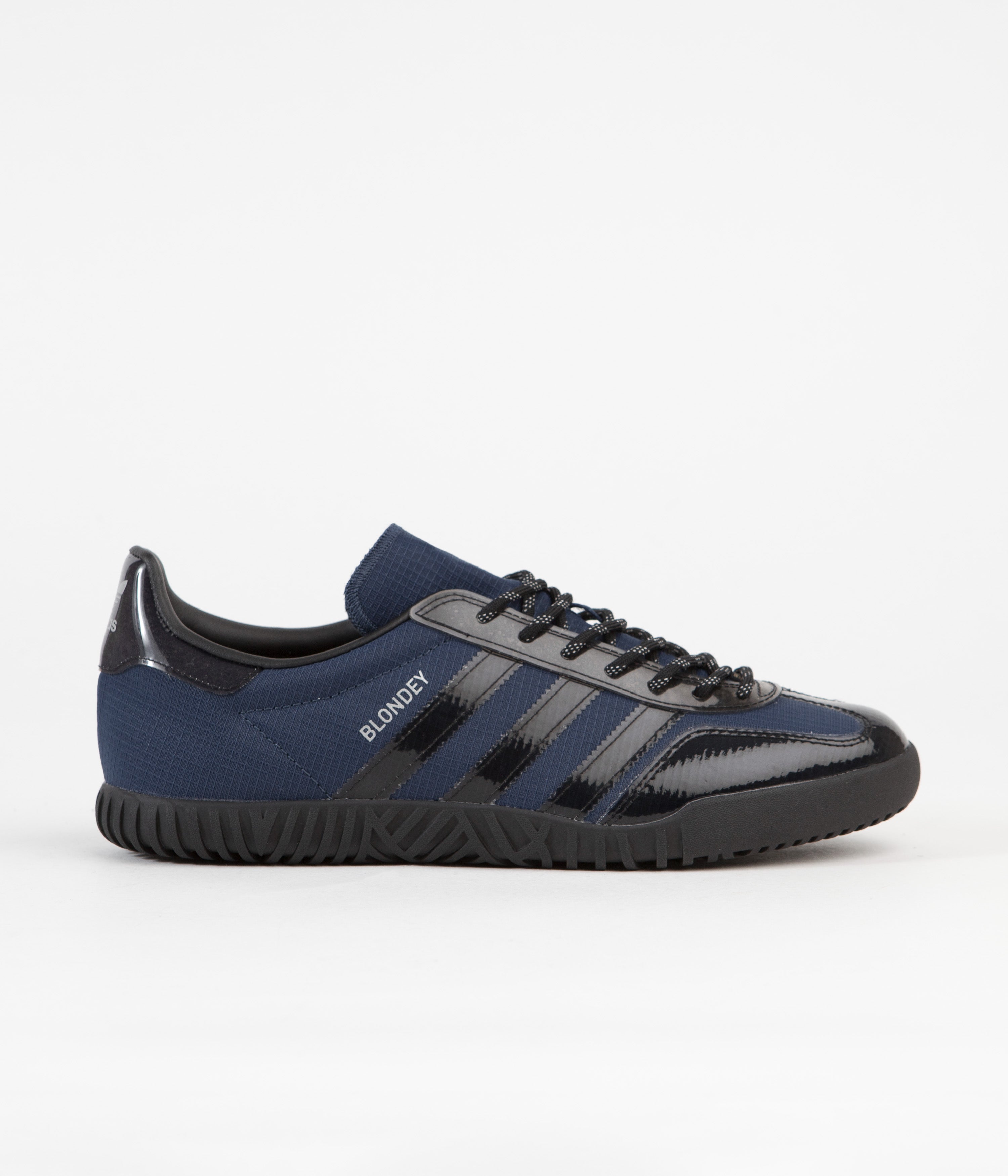 Adidas Blondey Gazelle Shoes - Mineral Blue / Core Black / Metallic Si ...