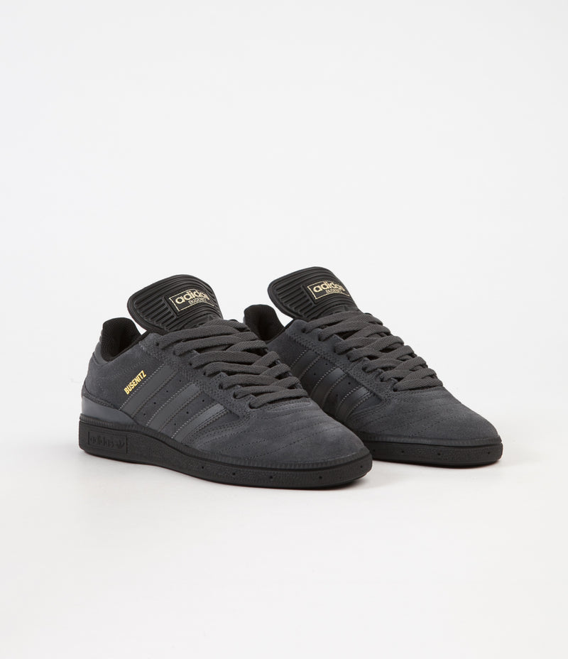 Adidas Busenitz Pro Shoes - Core Black / Solid Grey / Gold Foil | Flatspot