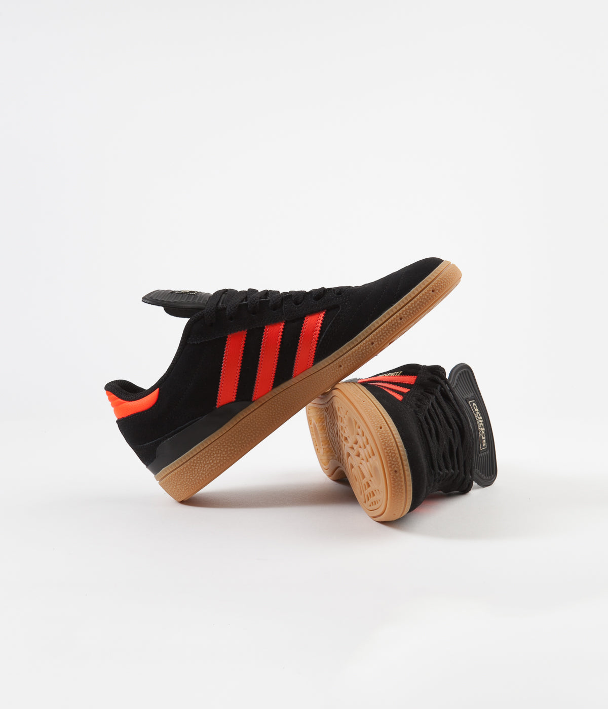 adidas busenitz core black solar red