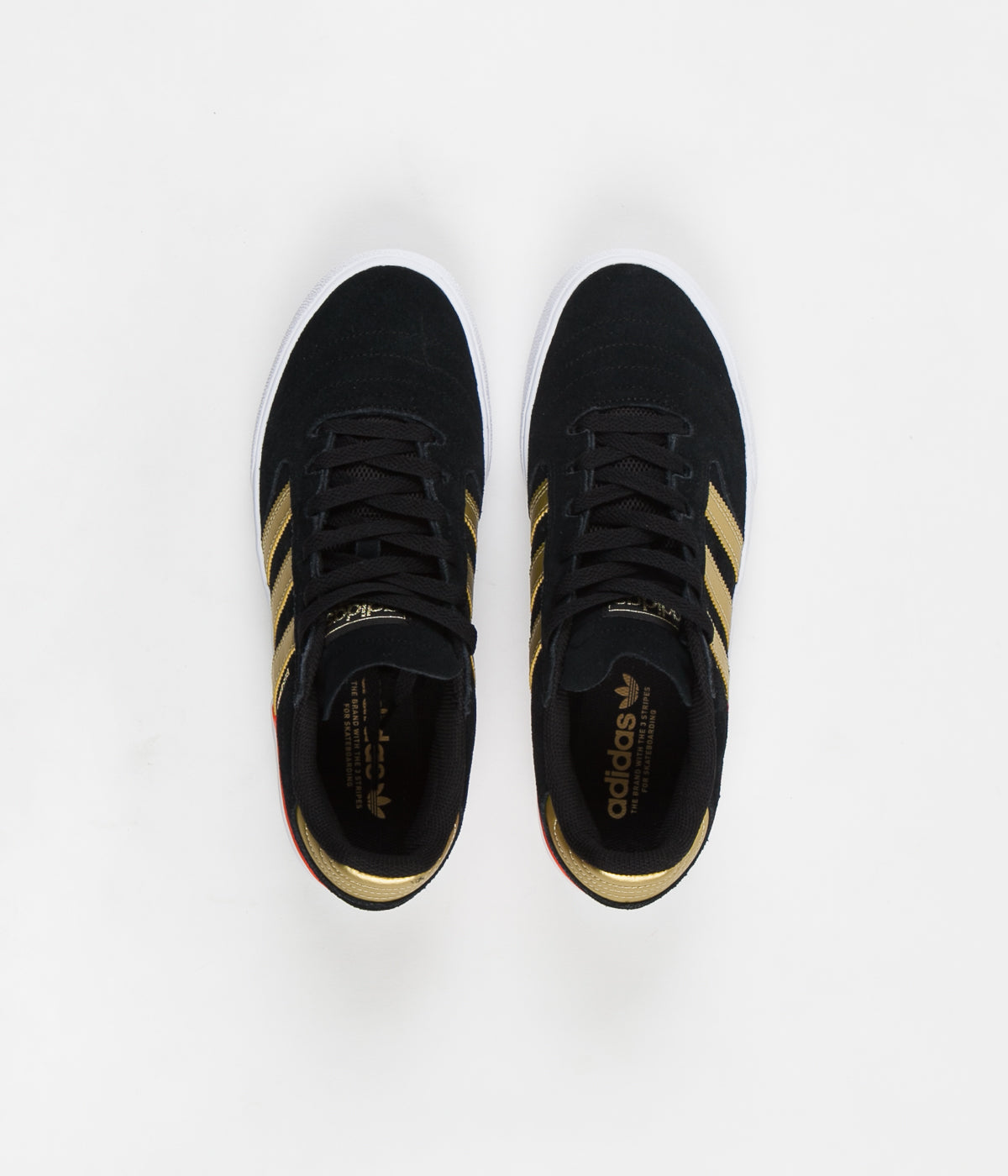 black with gold stripes adidas