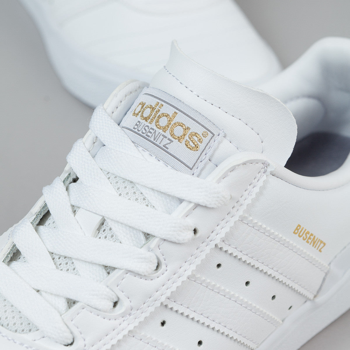 Adidas Busenitz Vulc Shoes - White / White / White | Flatspot