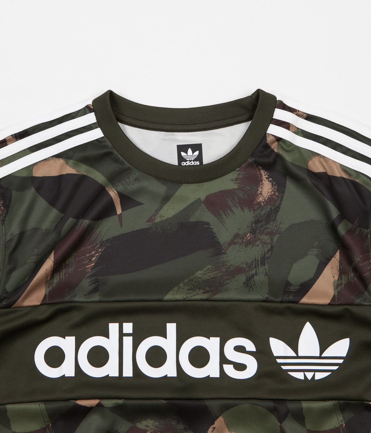 Adidas Camo Club Jersey T-Shirt - Camo Print | Flatspot