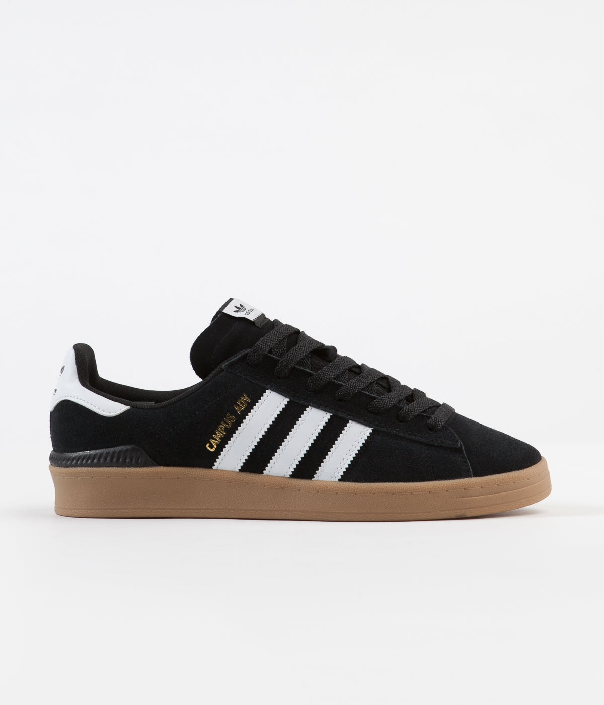 adidas campus adv black gum