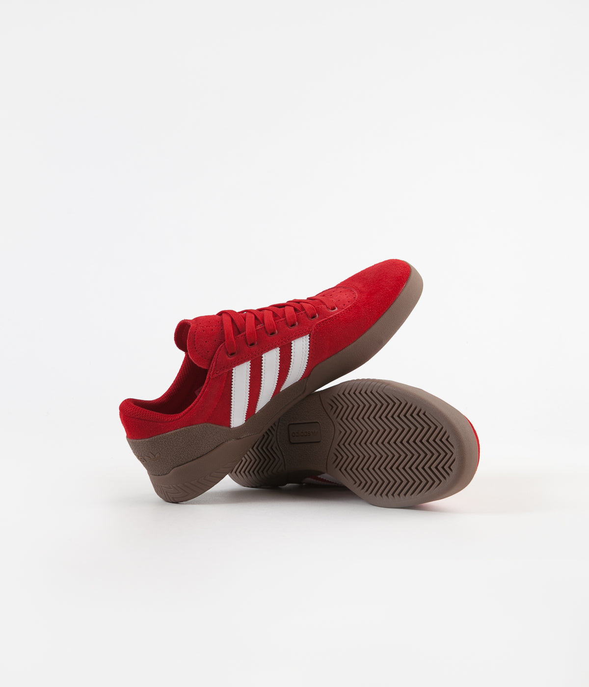Adidas City Shoes - Scarlet / White | Flatspot
