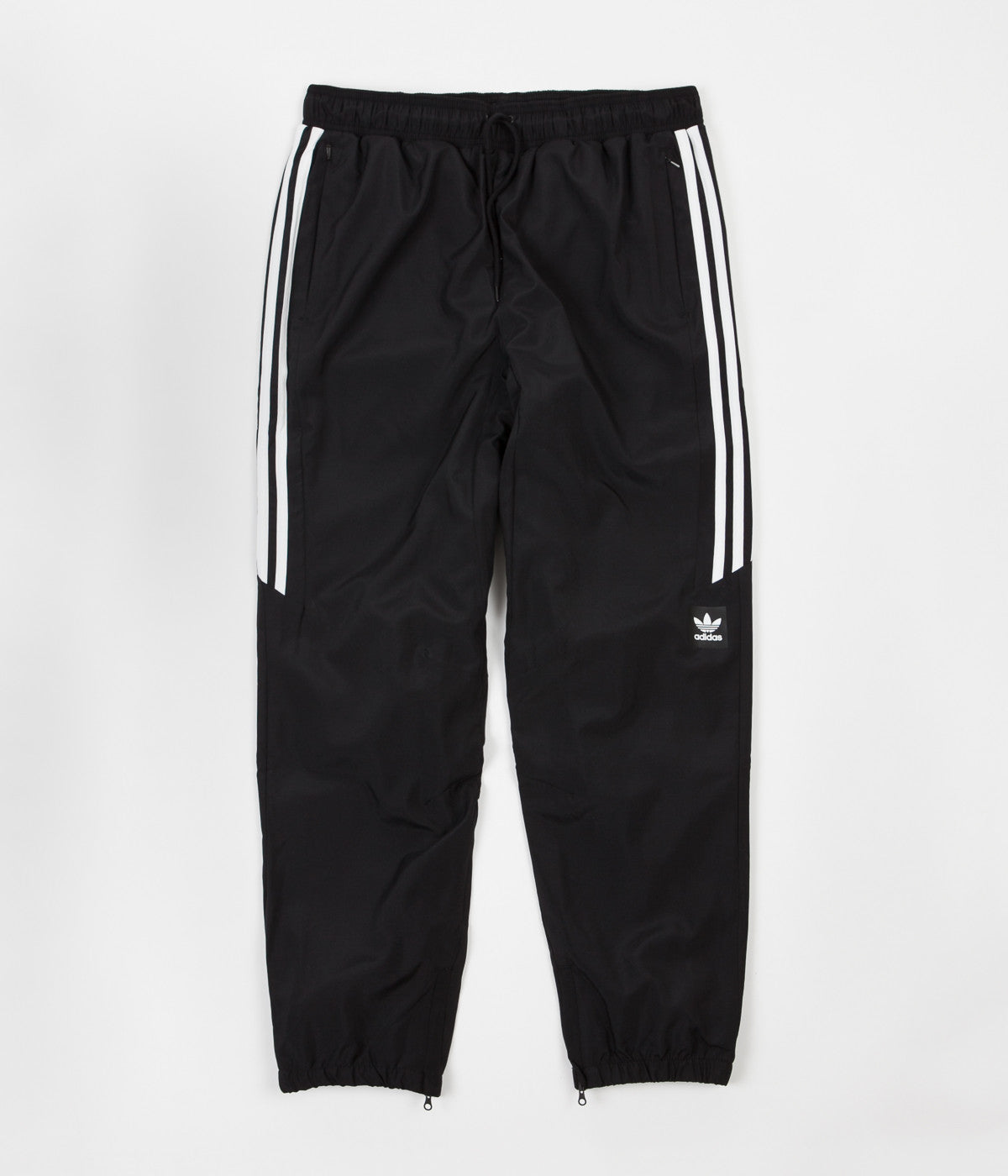 adidas black and white sweatpants