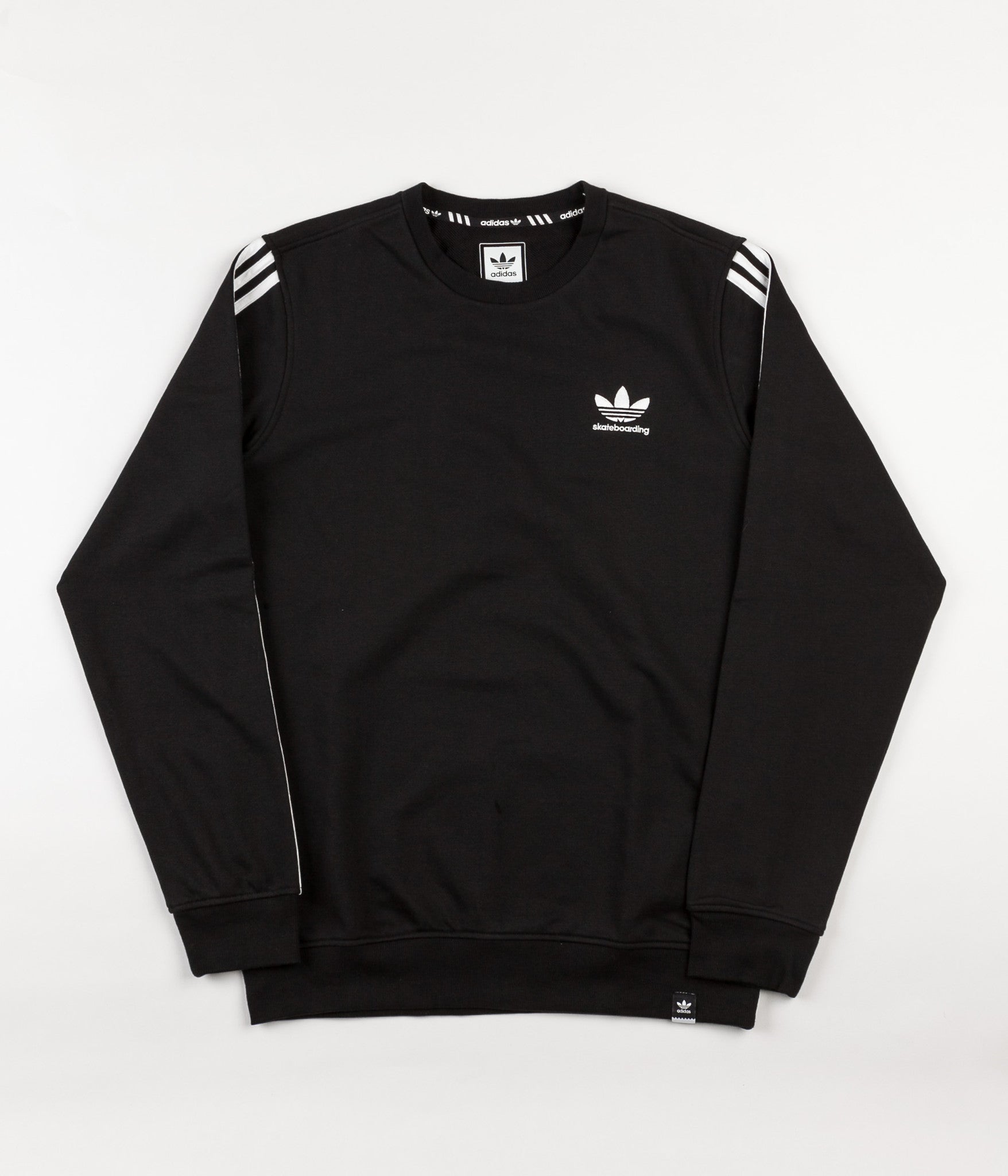 Adidas Clima 2.0 Crewneck Sweatshirt - Black | Flatspot