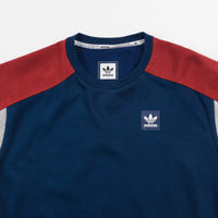 adidas clima nautical navy crew neck sweatshirt