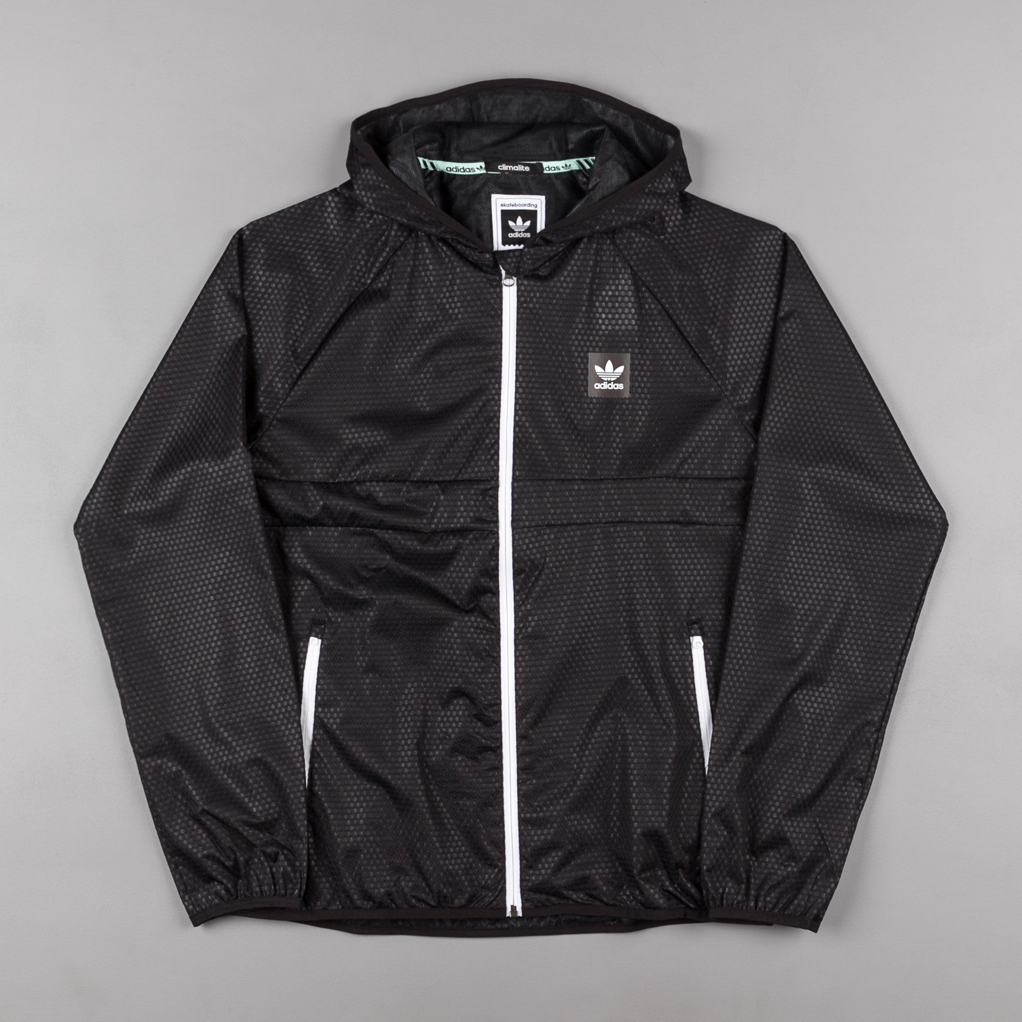 Adidas ClimaStorm Windbreaker Jacket - Black | Flatspot