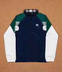 adidas green and white jacket