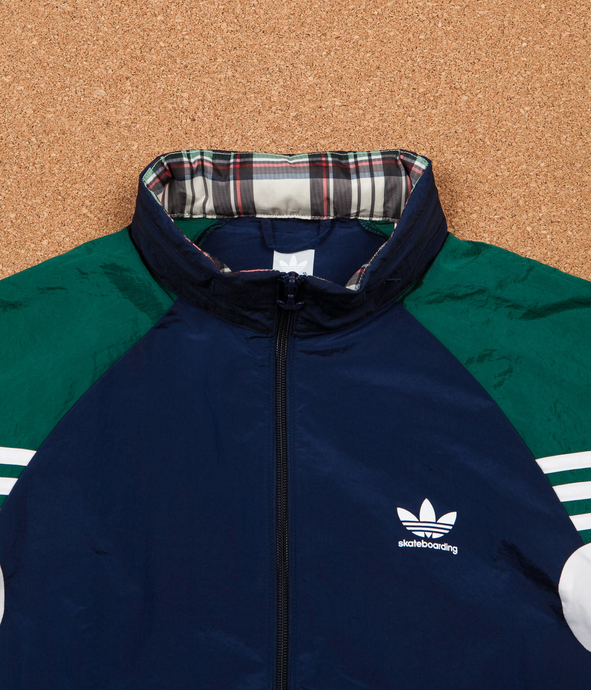 adidas green white blue jacket