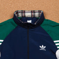 adidas blue green & white lightweight track jacket