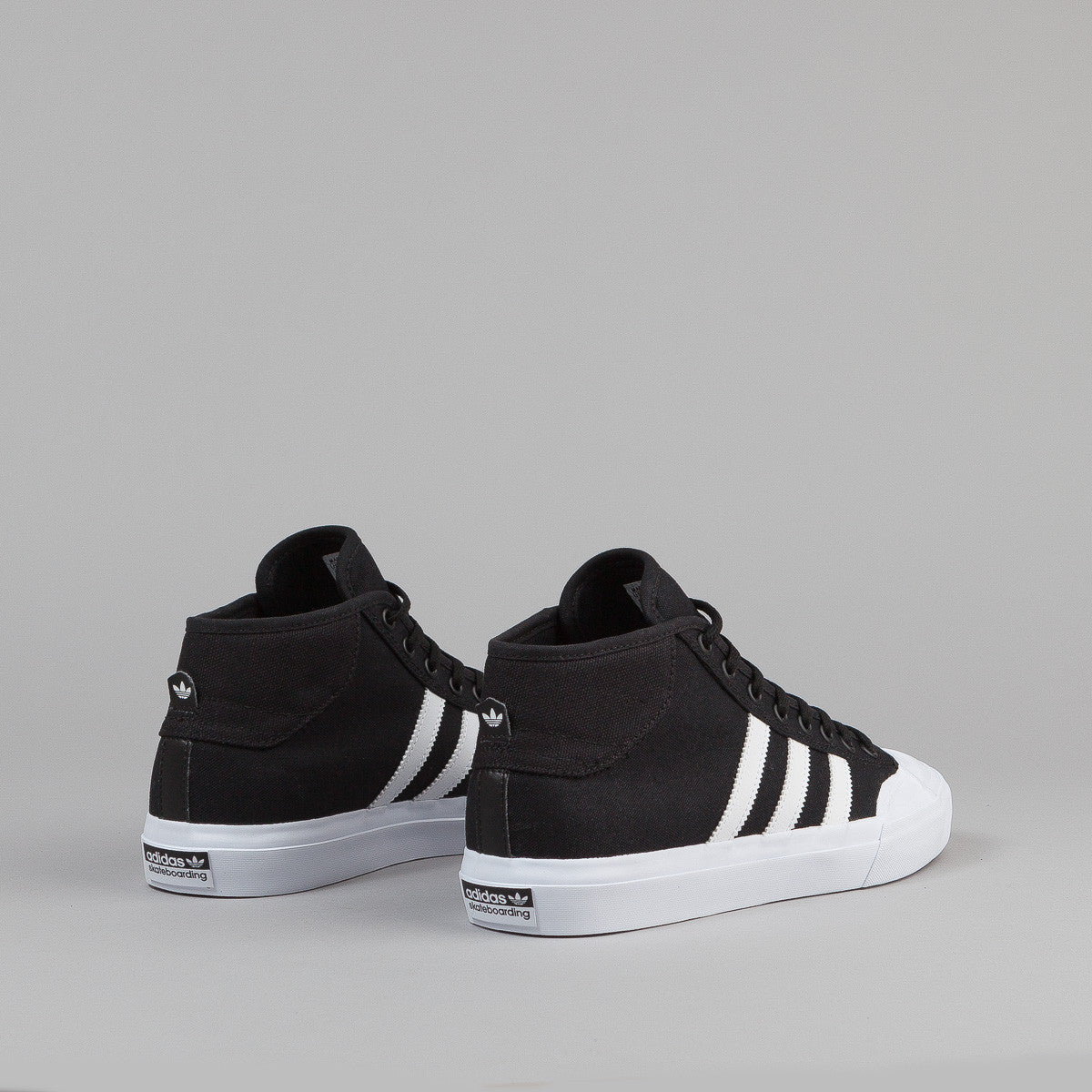Adidas Matchcourt Mid Shoes - Core Black / FTW White / FTW White | Flatspot