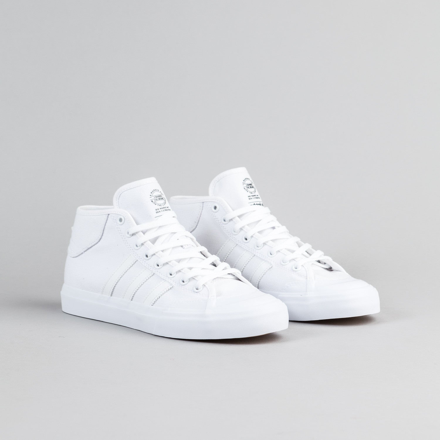 Adidas Matchcourt Mid Shoes - White / White | Flatspot