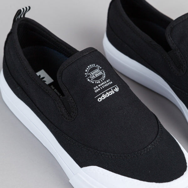 Adidas Matchcourt Slip On Shoes - Core Black / Core Black / FTW White ...