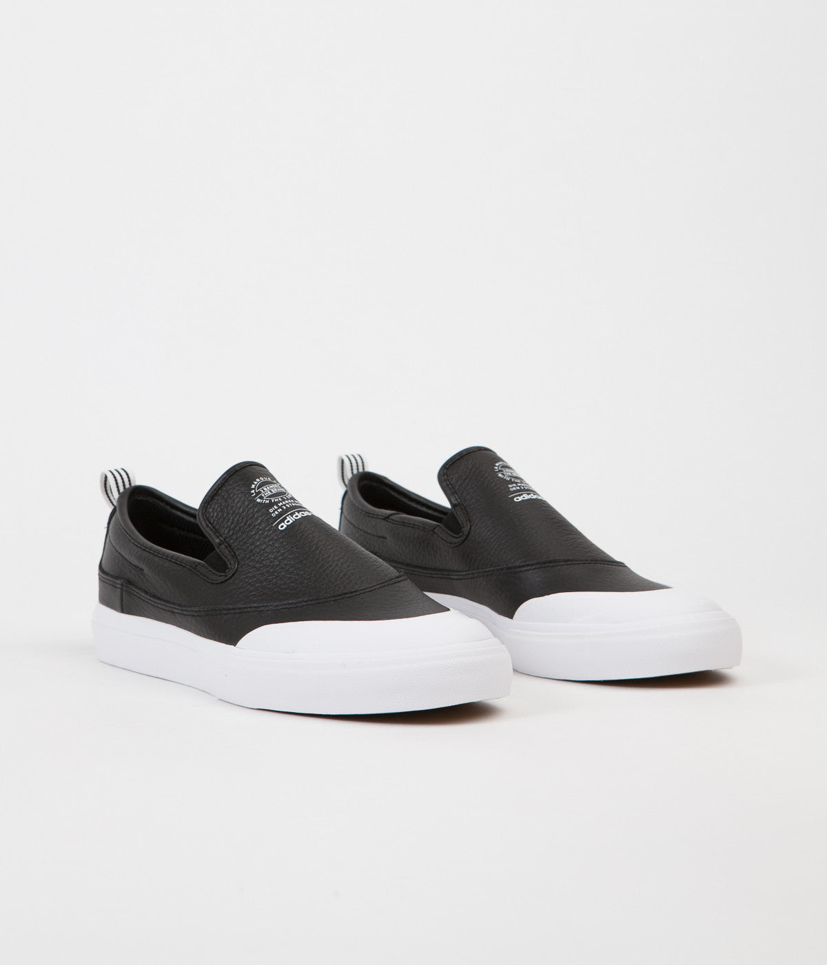 Adidas Matchcourt Slip On Shoes - Core Black / Core Black / White ...