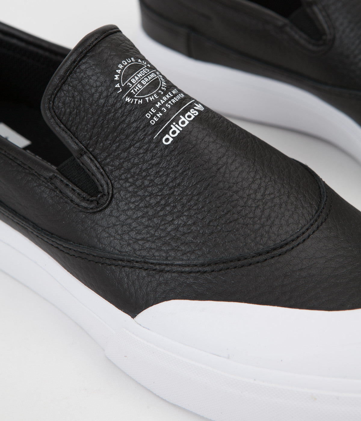 Adidas Matchcourt Slip On Shoes - Core Black / Core Black / White ...