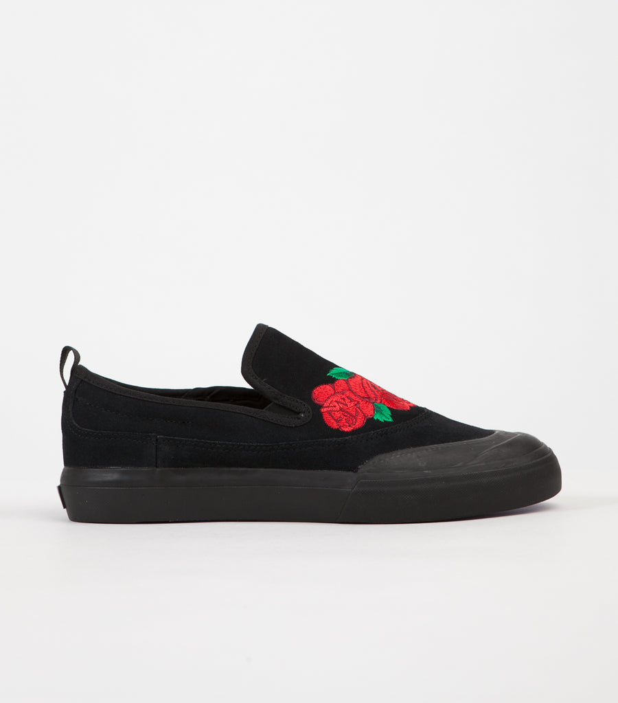 adidas matchcourt slip on black rose