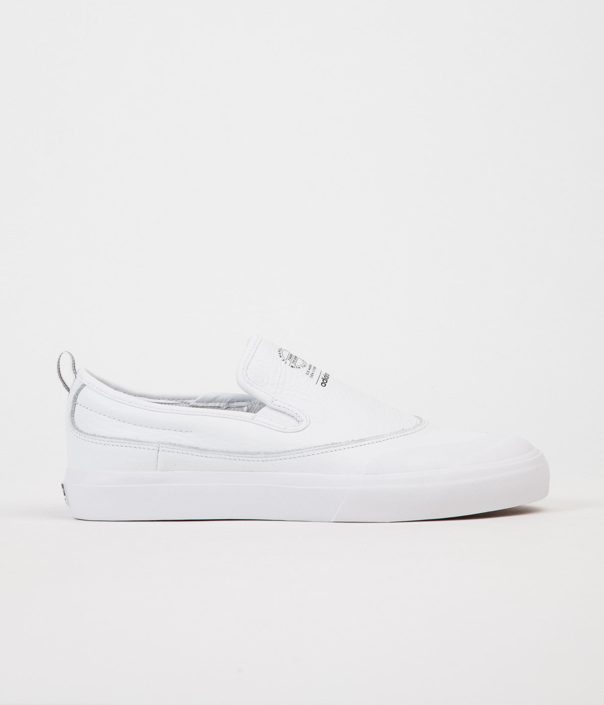 adidas matchcourt white slip on