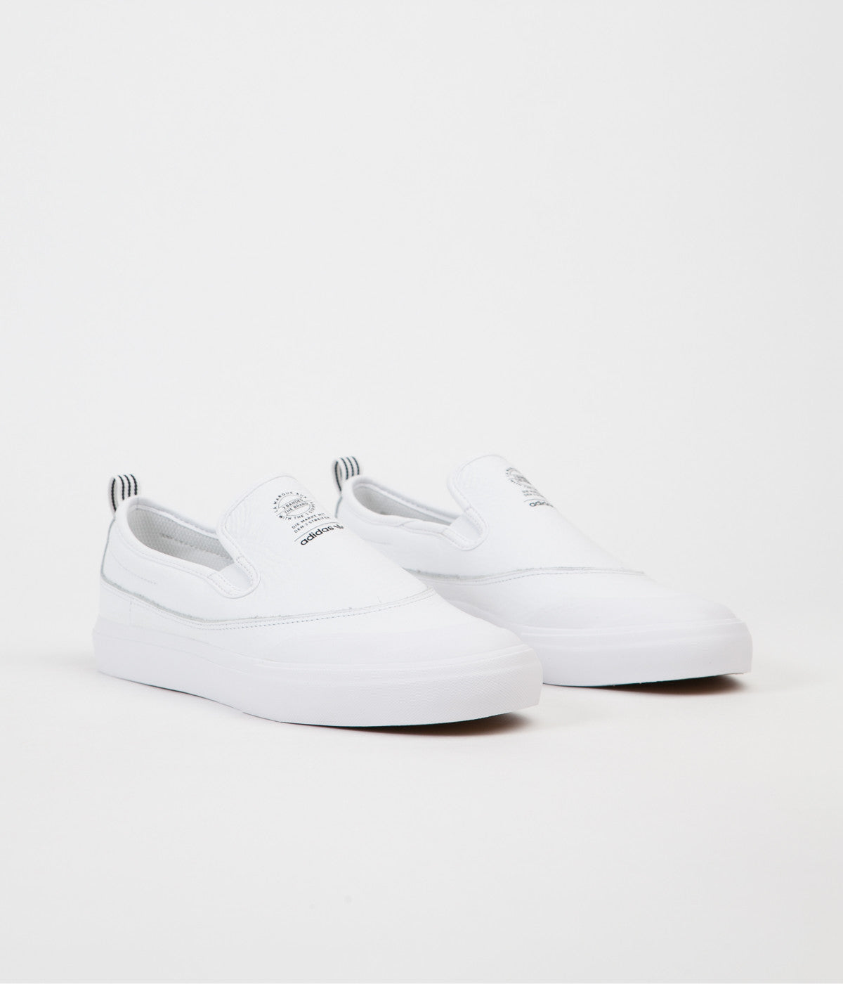 Adidas Matchcourt Slip On Shoes - White / White / White | Flatspot