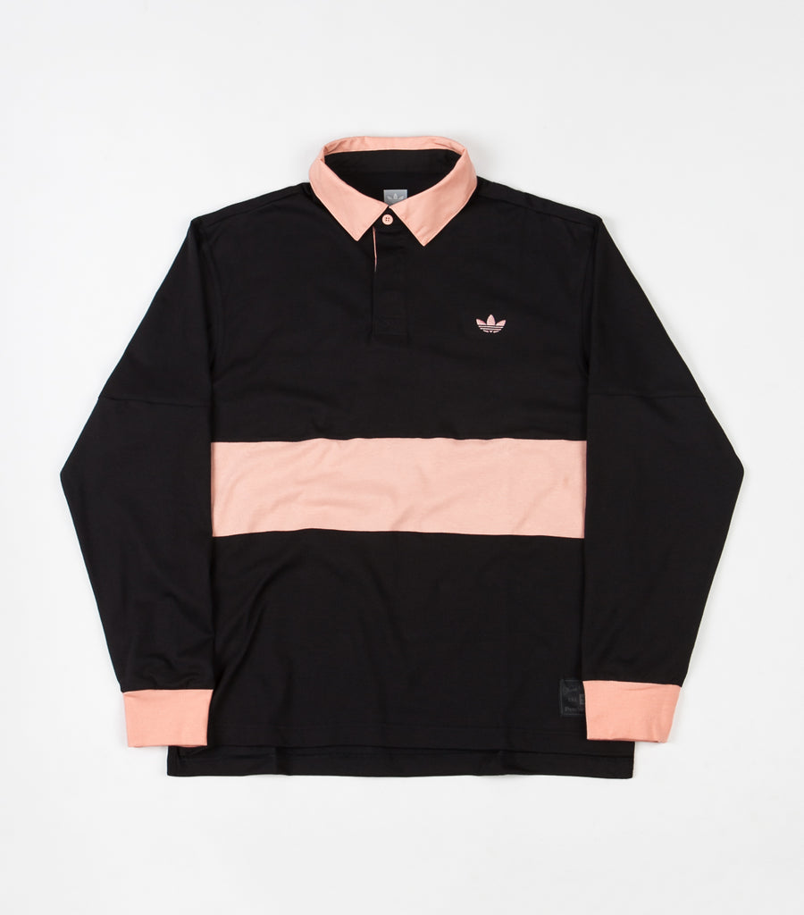 pink adidas polo