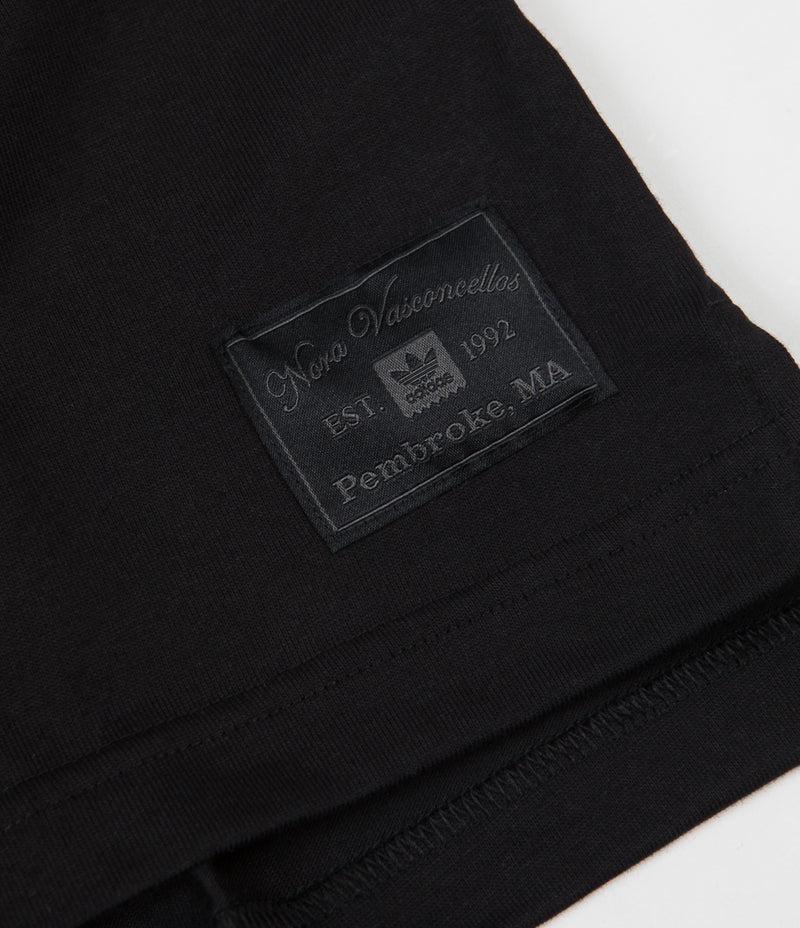 Adidas 'Nora' Long Sleeve Polo Shirt - Black / Glow Pink | Flatspot