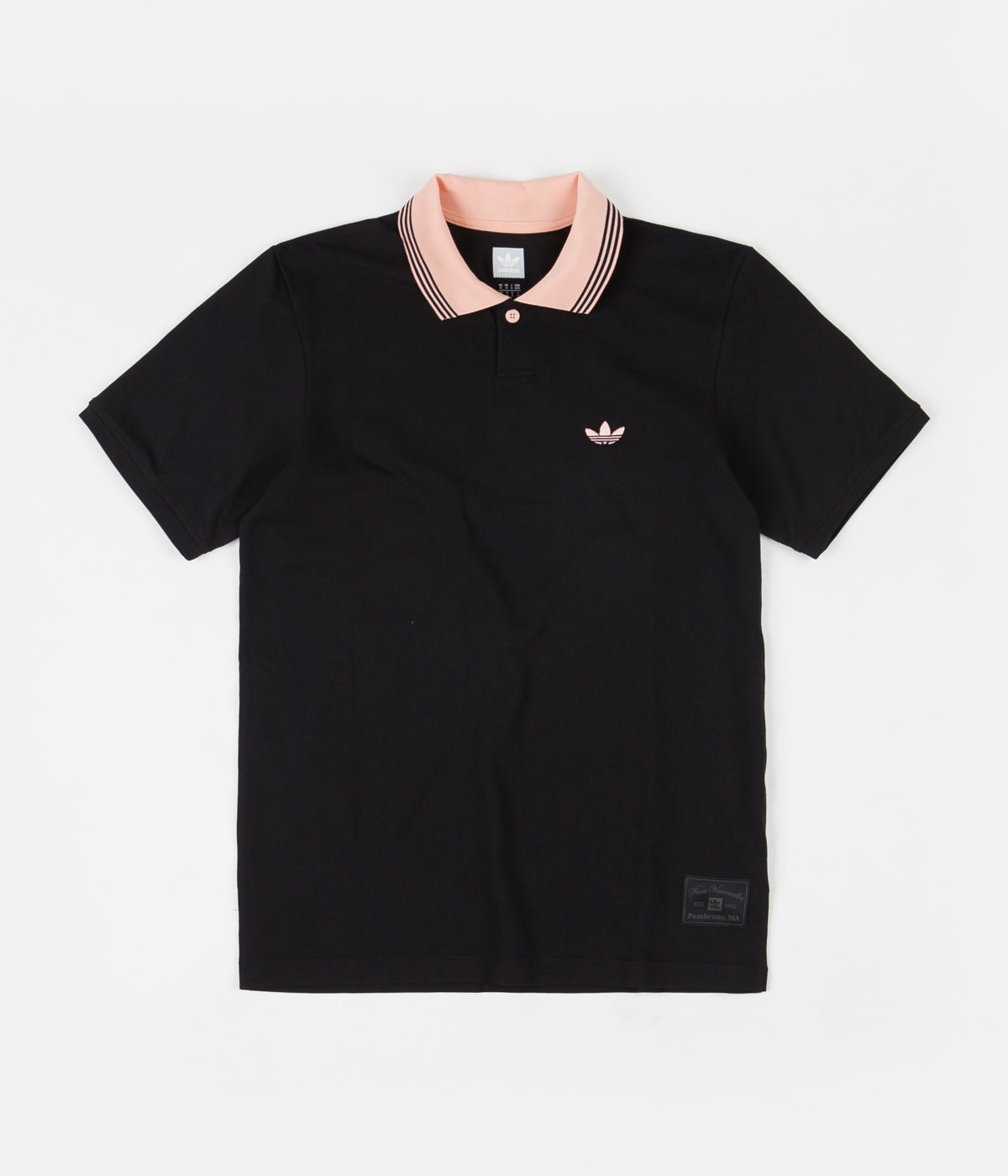 pink adidas polo