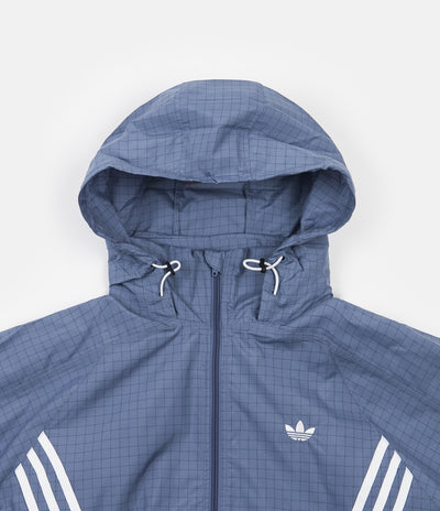 adidas teal windbreaker