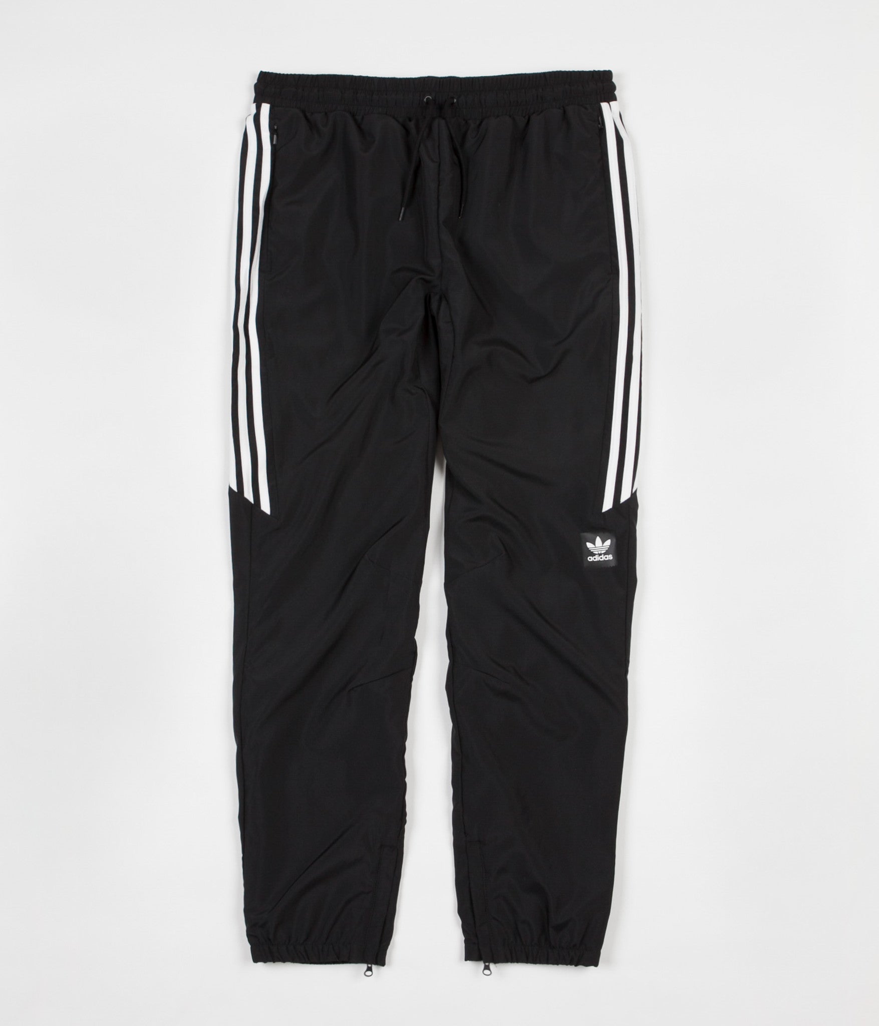 adidas sweatpants half stripe