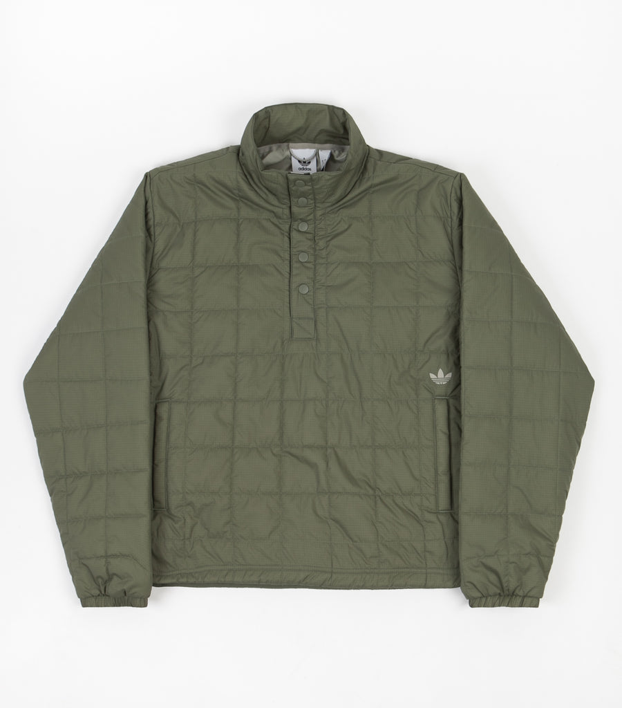 adidas green quilted jacket